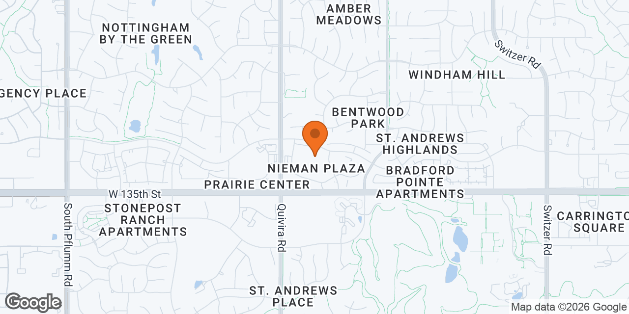 Map of Zoom Room Overland Park at 11670 W 135th St., Overland Park, KS