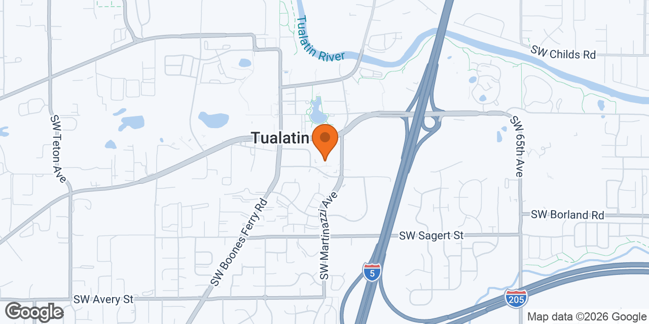 Map of Zoom Room Tualatin at 19299 SW Martinazzi Avenue, Tualatin, OR
